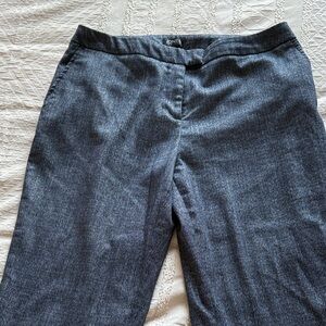 Jones New York Charcoal Straight-Leg Dress Pants